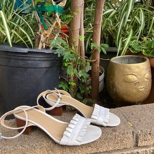 Michael kors leather heels